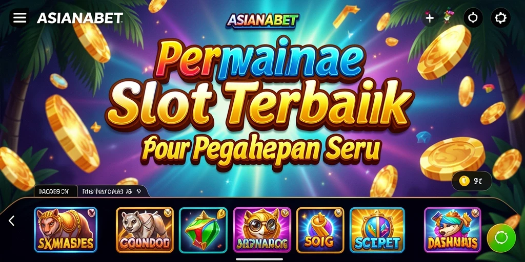 Menampilkan gameplay seru mesin slot di ASIANABET.