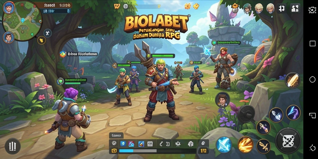 Tangkapan layar utama <strong>BIOLABET</strong> menunjukkan aksi pertempuran yang mendebarkan dalam dunia RPG.