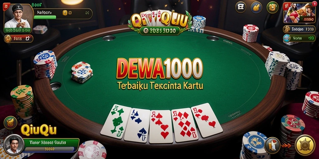 Screenshot gameplay seru dari DEWA1000 QiuQiu.