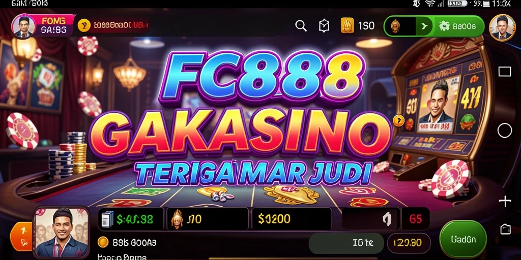 Tampilan screenshot FC888 menunjukkan suasana seru permainan Kasino.