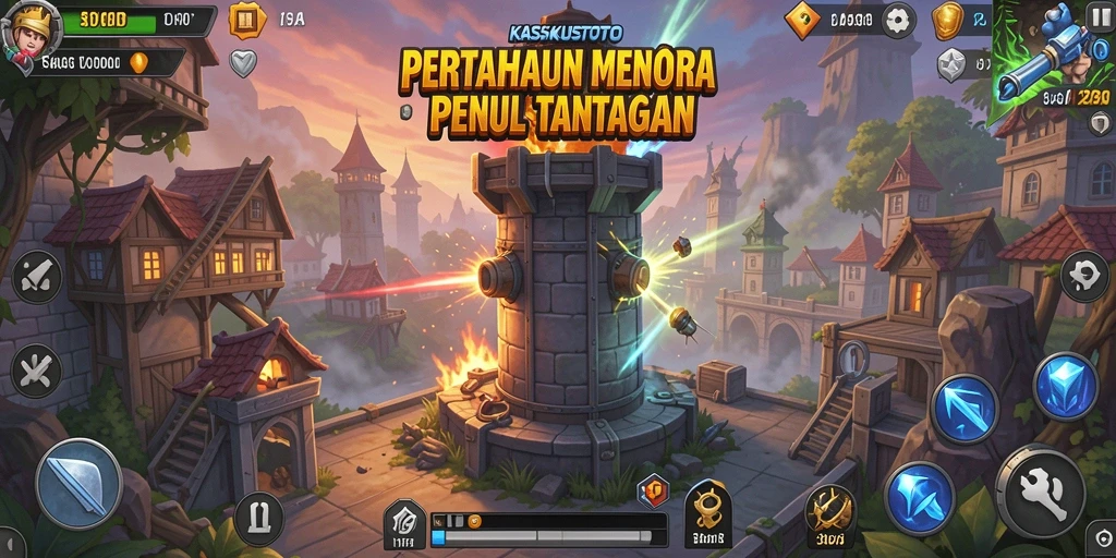 Tampilan gameplay menarik KASKUSTOTO saat mempertahankan markas.