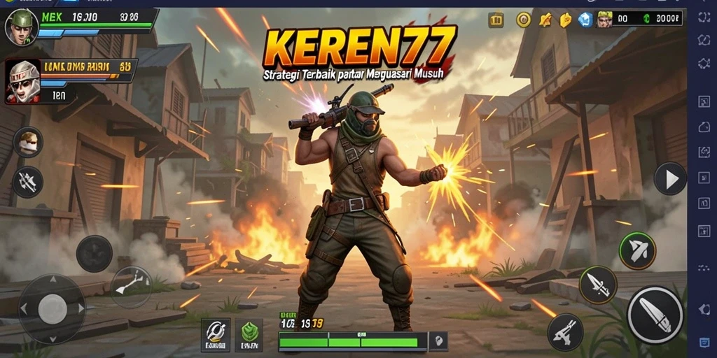 Tampilan gameplay mendalam dari KEREN77 yang penuh strategi.