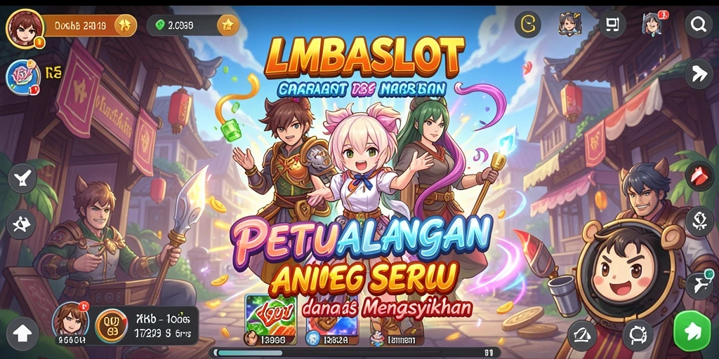 Menampilkan momen seru dalam gameplay Anime LMBASLOT.
