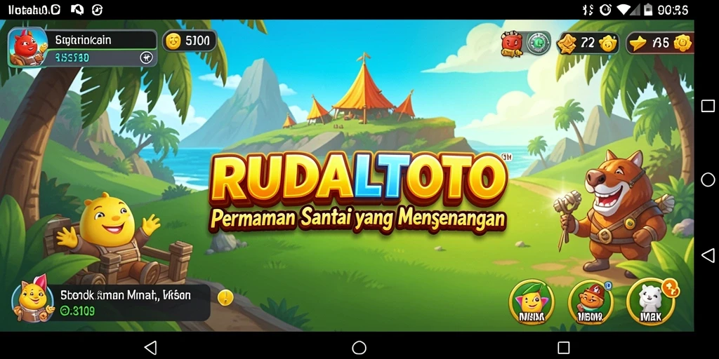 Gameplay RUDALTOTO yang penuh warna dan mengasyikkan.