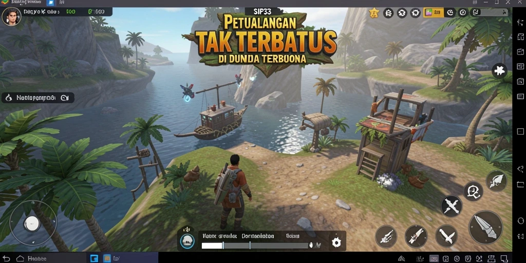Tampilan gameplay SIP33 yang mendebarkan dalam dunia terbuka.