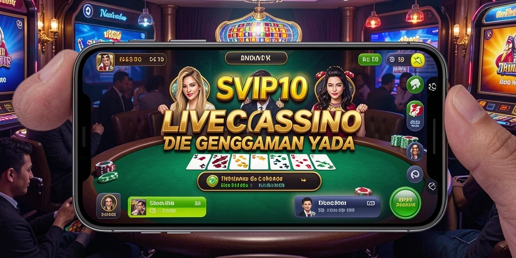 Tampilan menarik dari permainan Live Casino SVIP10 yang mendebarkan.