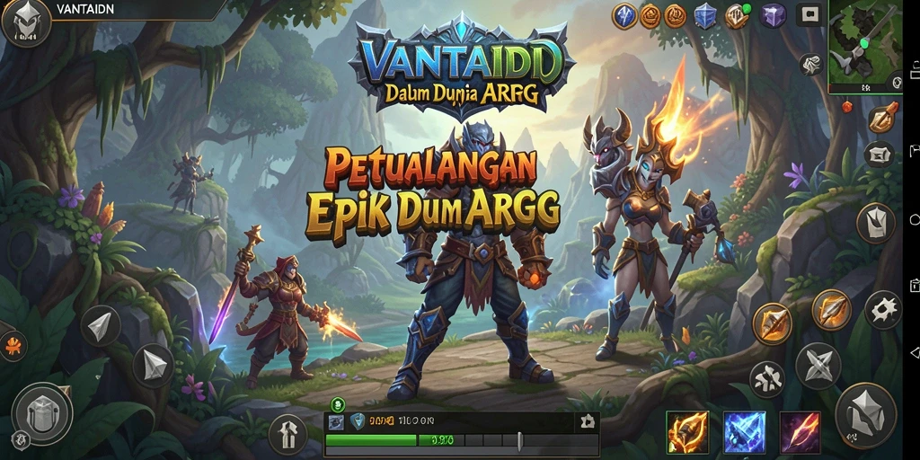 Tampilan menarik dari gameplay ARPG VANTAIDN yang penuh aksi.